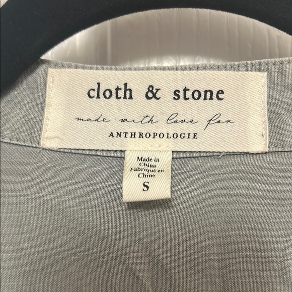 Anthropologie Cloth & Stone Lila Chambray Shirtdress Size S - Picture 6 of 9